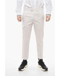 Neil Barrett - Skinny Fit Cargohose Aus Baumwolle - Lyst