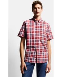 Bugatti - Herren Freizeithemd Mit Button-Down-Kragen - Lyst