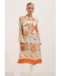 Bigdart - Patterned Viscose Dress - Lyst