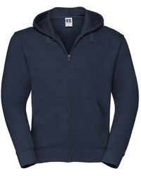 Russell - Authentic Full Zip Hooded Sweatshirt Hoodie (French) - Lyst