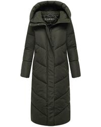 Marikoo - Wintermantel Ranjaa Gewatteerd Met Capuchon & Reflecterende Details - Lyst