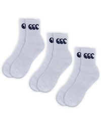 Canterbury - Adult Crew Socks (Pack Of 3) - Lyst