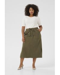 Kaffe - Rok Loose Fit Grape Leaf - Lyst