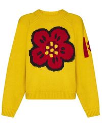 KENZO - Cotton -pullover - Lyst