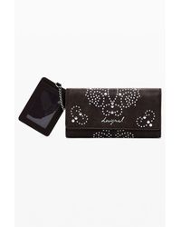 Desigual - Bruine Polyethyleen Damesportemonnee - Lyst