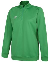 Umbro - Ladies Club Essential Half Zip Sweatshirt - Lyst