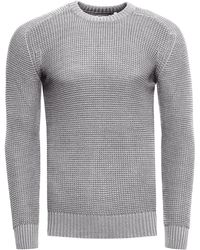 Rusty Neal - Chunky Slim Fit Trui Met Ronde Hals - Lyst
