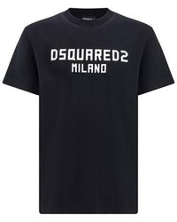 DSquared² - T-Shirt Met Logoprint - Lyst