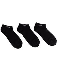 Fila - Pakket Van 3 Bamboe F5500 Onzichtbare Sokken Voor Mannen En Vrouwen - Lyst