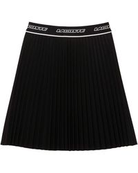 Lacoste - Geplooide Elastische Taille Rok - Lyst