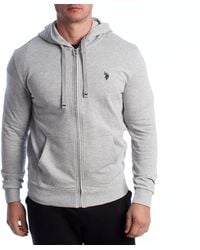 U.S. POLO ASSN. - Hoodie With Zipper 67931 - Lyst