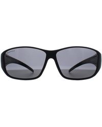 Montana - Rectangle Matte Smoke Polarized Fo4 Fit Over Glasses Sunglasses - Lyst