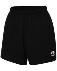 Umbro - Ladies Club Logo Shorts - Lyst