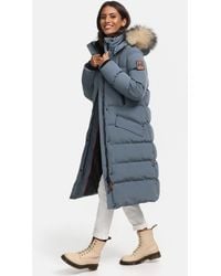 Marikoo - Winterjas – Schneesternchen, Lang Met Capuchon & Imitatiebontkraag - Lyst