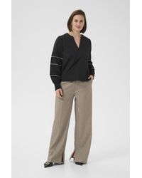 Kaffe - Blouse Met Lange Mouwen Kaapril Regular Fit - Lyst