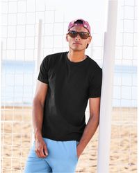 Fruit Of The Loom - Iconic Premium Ringspun Cotton T-Shirt (Dark Plum) - Lyst