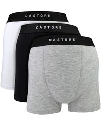 Castore - 3 Pack Cotton Boxer Shorts Soft Comfortable Supportive Underwear - Lyst