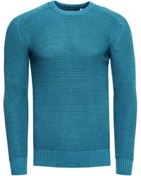 Rusty Neal - Chunky Slim Fit Trui Met Ronde Hals - Lyst