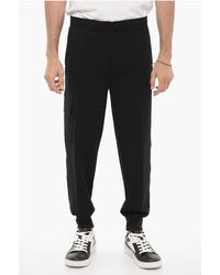 Neil Barrett - Skinny Fit Cargo-broek Met Trekkoord In De Taille In Zwart - Lyst