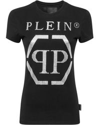 Philipp Plein - T-shirt Ronde Hals Hexagon - Lyst