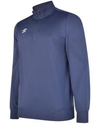 Umbro - Club Essential Half Zip Sweatshirt (Dark) - Lyst