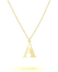 Beka & Bell - Beka&Bell Anhänger Mit Kette 925-Sterling Silber Glänzend Vergoldet 45Cm - Lyst