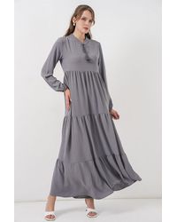 Bigdart - Maxi Dress With Bow Detail - Lyst