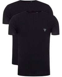 Guess - T-Shirts Met Korte Mouwen En Ronde Hals Voor - Lyst