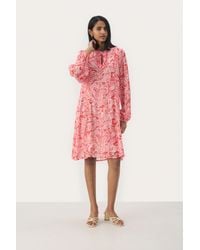Part Two - Jurk Regular Fit Multicolour - Lyst