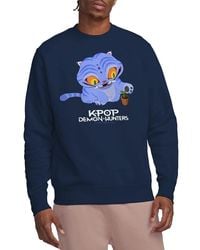 K-Pop Demon Hunters - Adult Cute Derpy Tiger Sweatshirt - Lyst
