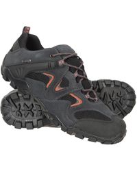 Mountain Warehouse - Herren Curlews Wasserdicht Wildleder Wanderschuhe (Dunkelgrau) - Lyst