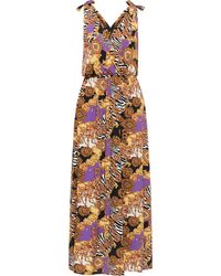 faina - Maxi-Jurk Met All-Over Print Veelkleurig - Lyst
