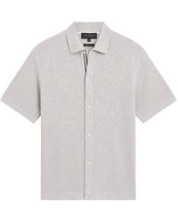 Ted Baker - Connyr Regular Button Through Shirt Cotton - Lyst