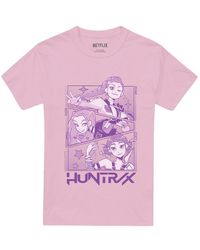 K-Pop Demon Hunters - Adult Huntr/X Manga Panel T-Shirt (Light) - Lyst