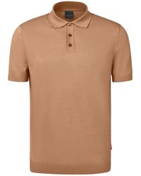 Bugatti - Herren Gebreide Polo Korte Mouw Met Knoopsluiting - Lyst