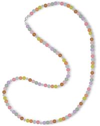 Steuer - Modeschmuck Kette Modekette Bunt Pastell Aus Perlen - Lyst