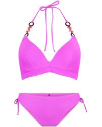 Lingadore - Triangel Voorgevormd Bikini Set - Lyst
