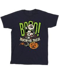Disney - Boo Trick Or Treat Mickey Mouse Cotton T-Shirt - Lyst
