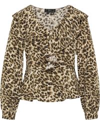 faina - Blouse Tassia Groente - Lyst