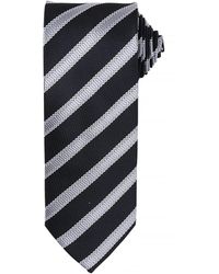 PREMIER - Waffle Stripe Formal Business Tie /Dark) - Lyst