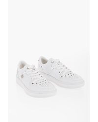 Neil Barrett - Low-Top-Sneaker Aus Kunstleder Mit Cut-Out - Lyst