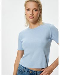 Koton - Truien Bsc Ronde Kraag Normaal Sweater - Lyst