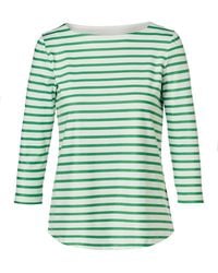 Mart Visser - Caroline Tensen Oxford Streep Top Wit Groen - Lyst