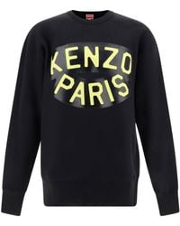 KENZO - Paris Large Logo Sweatshirt Cotton - Lyst