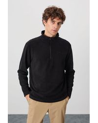 TOMMY LIFE - Plush Half-Zip Sweatshirt - Lyst