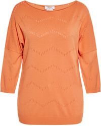 Usha - Jumper Abrikoos - Lyst