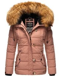 Navahoo - Damen Winterjacke Zoja – Warm, Stylisch & Mit Abnehmbarem Kunstfellkragen - Lyst