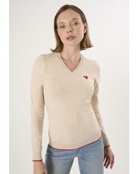 Felix Hardy - Pullover V-Ausschnitt-Strickpullover - Lyst
