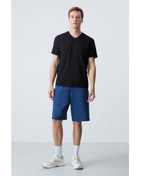 TOMMY LIFE - Cotton-Blend Sweat Shorts - Lyst