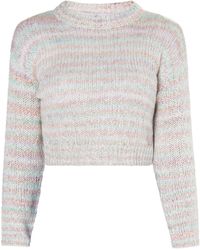 myMo - Strickpullover Damen Weiches Regenbogen Mehrfarbig - Lyst